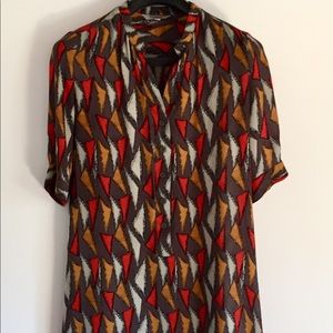 Tucker Tunic Mini Dress Size S